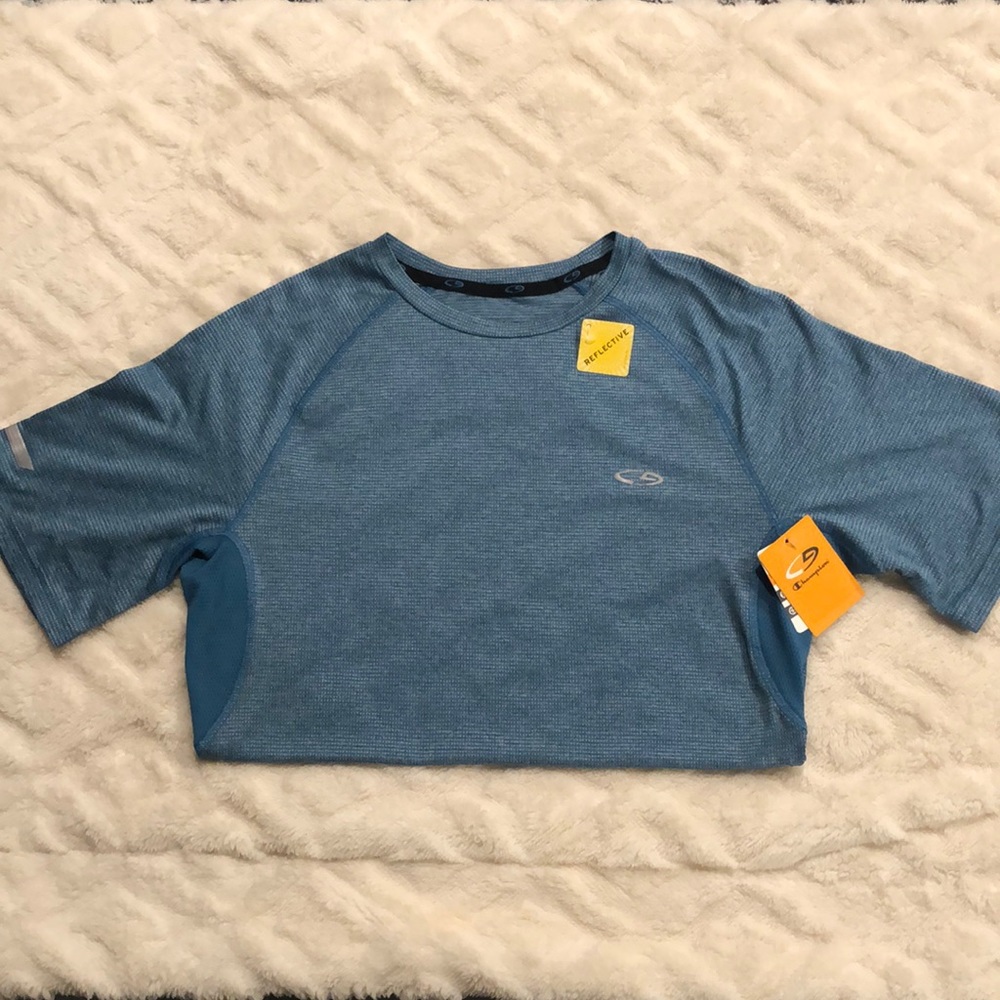 Mens Small Champion DuoDry Reflective T Shirt
